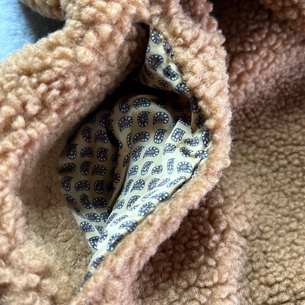 👋🎯NWOT FP We The Free Izzy Wrap Teddy Jacket Size Small - Picture 11 of 15